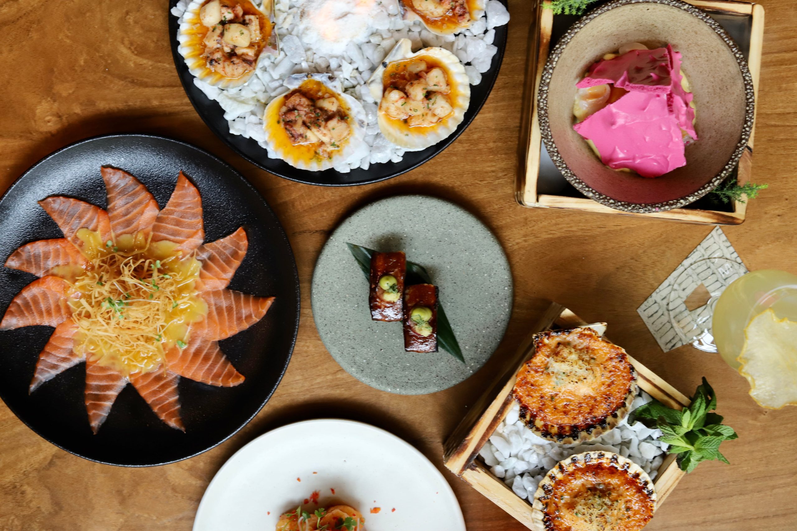 Una pequeña muestra de la sofisticación de esta cocina nikkei