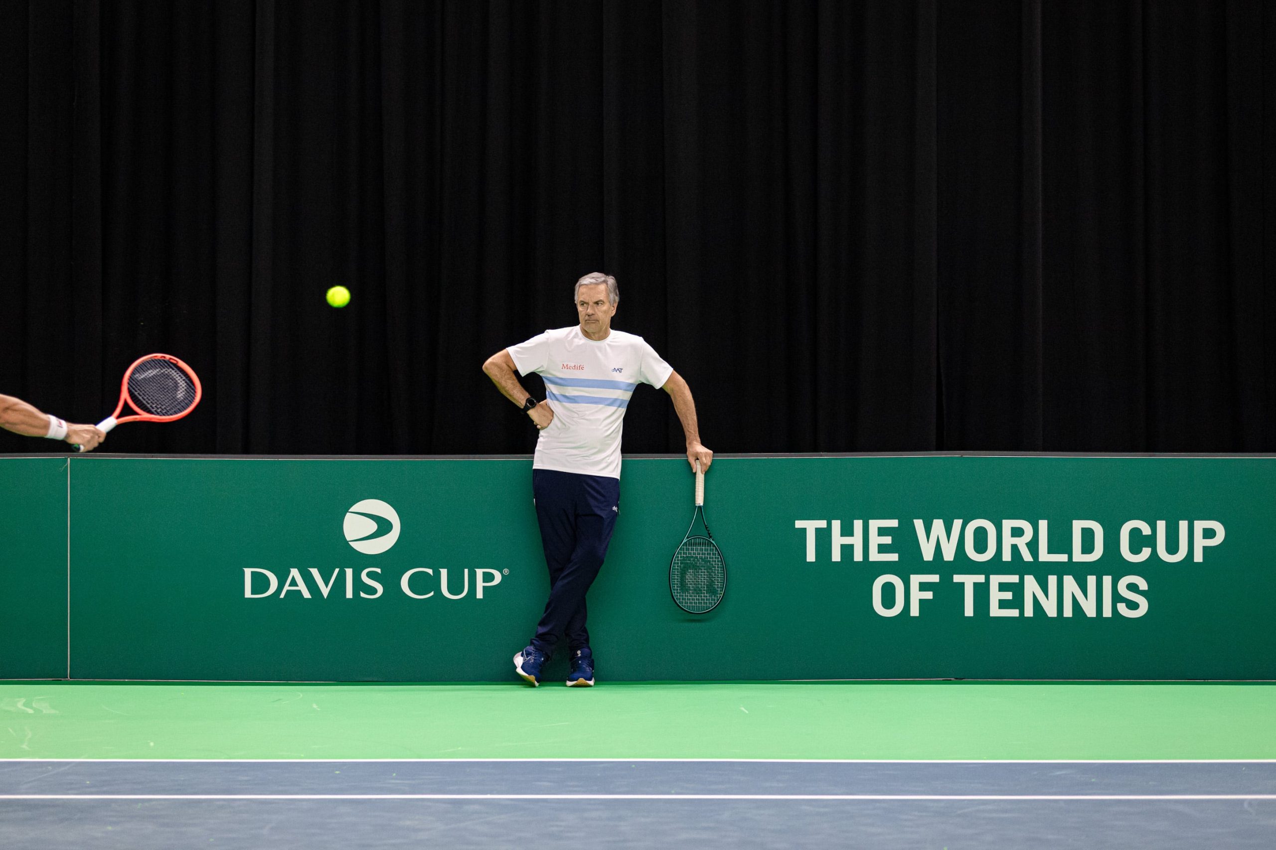 Javier Frana, el capitán argentino de Copa Davis, en Bolonia
