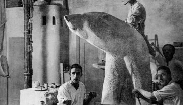 La curiosa historia de la escultura de un oso polar en Córdoba