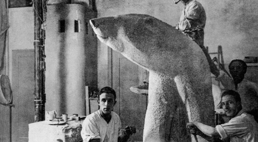 La curiosa historia de la escultura de un oso polar en Córdoba