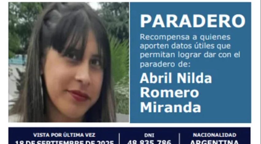 A dos meses de la desaparición de Abril Romero, ofrecen una recompensa millonaria para dar con su paradero