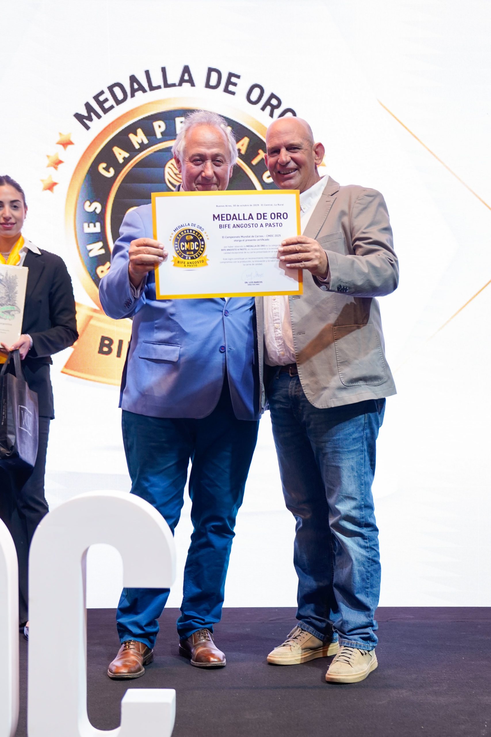 El frigorífico Las Piedras, de Uruguay, ganó el premio al Bife Angosto alimentado a pasto