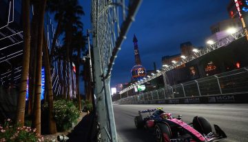 Franco Colapinto quedó 20° en la primera sesión de entrenamientos del Gran Premio de Las Vegas