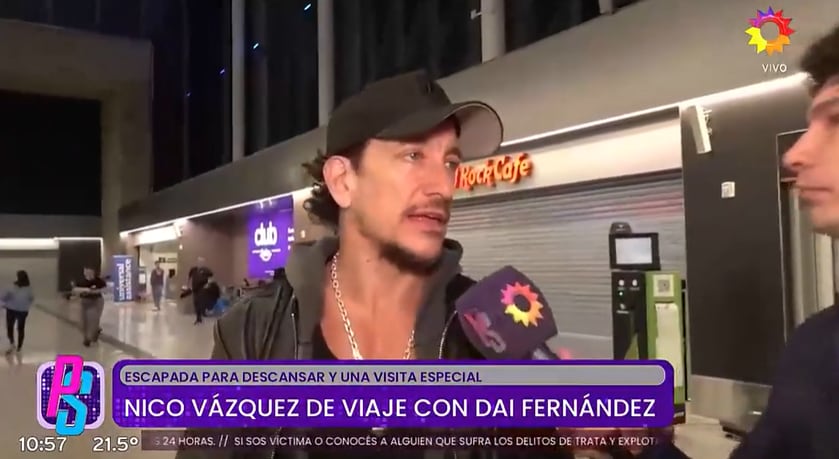 Nico Vázquez se refirió a los dichos de Gonzalo Gerber (Foto: Captura TV)