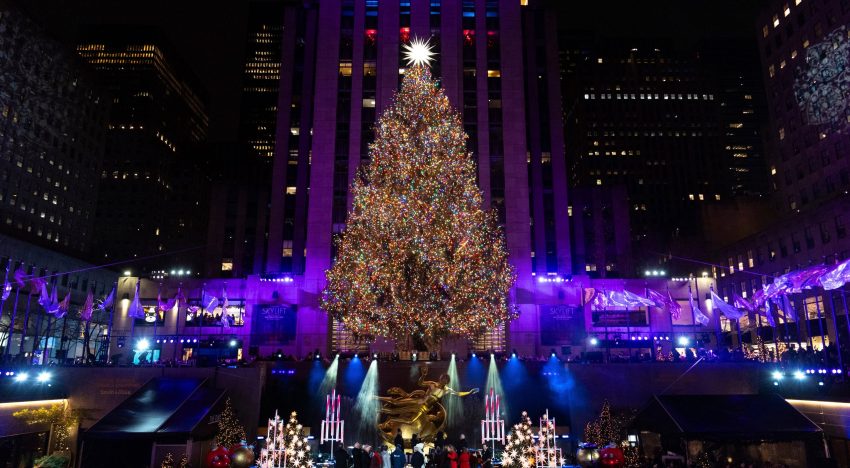 En Nueva York: cuándo se enciende el árbol de Navidad del Rockefeller Center este 2025 y cómo verlo en vivo