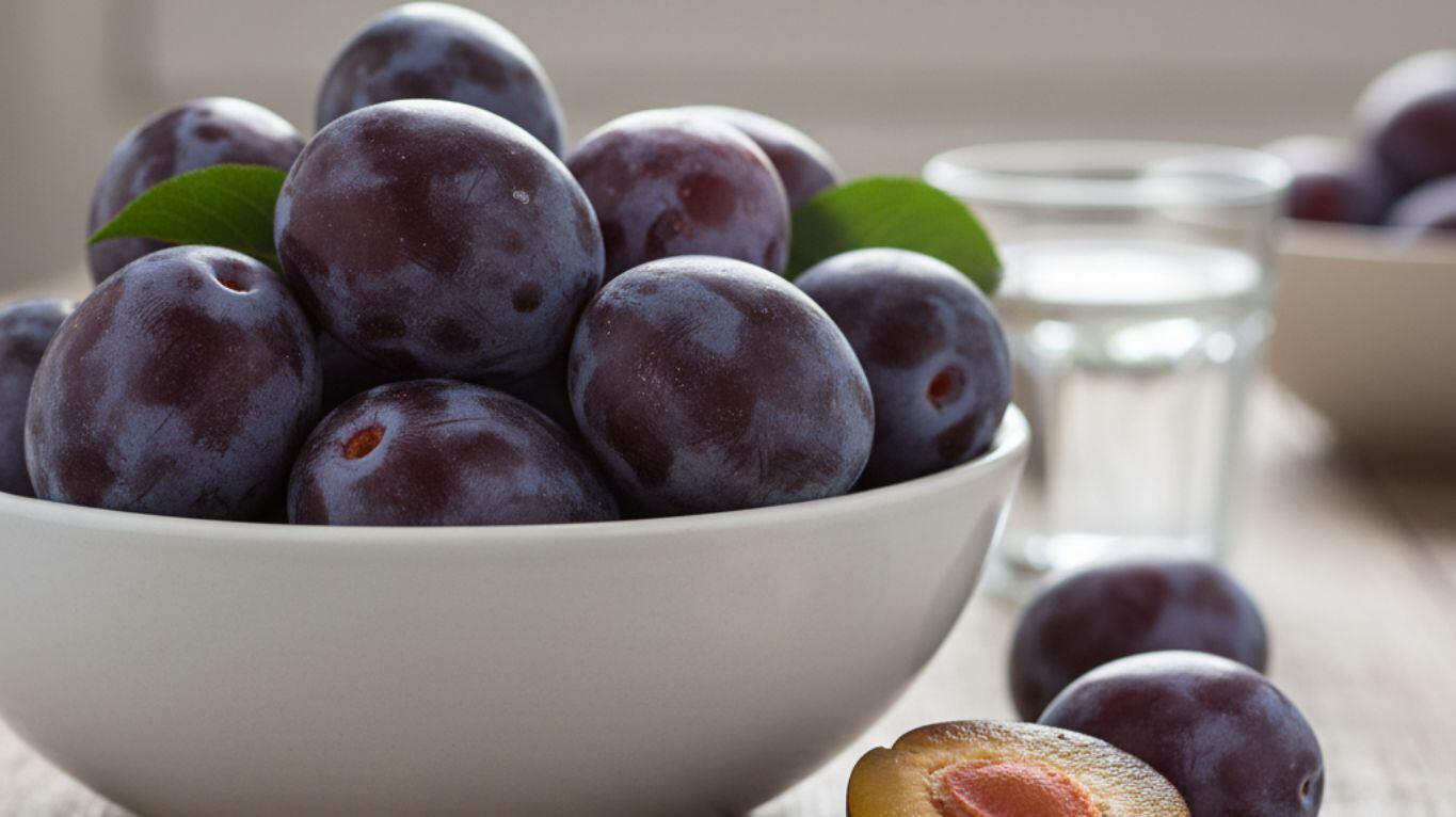 La ciruela le da un sabor y color especial al vinagre. (Foto: Gemini)