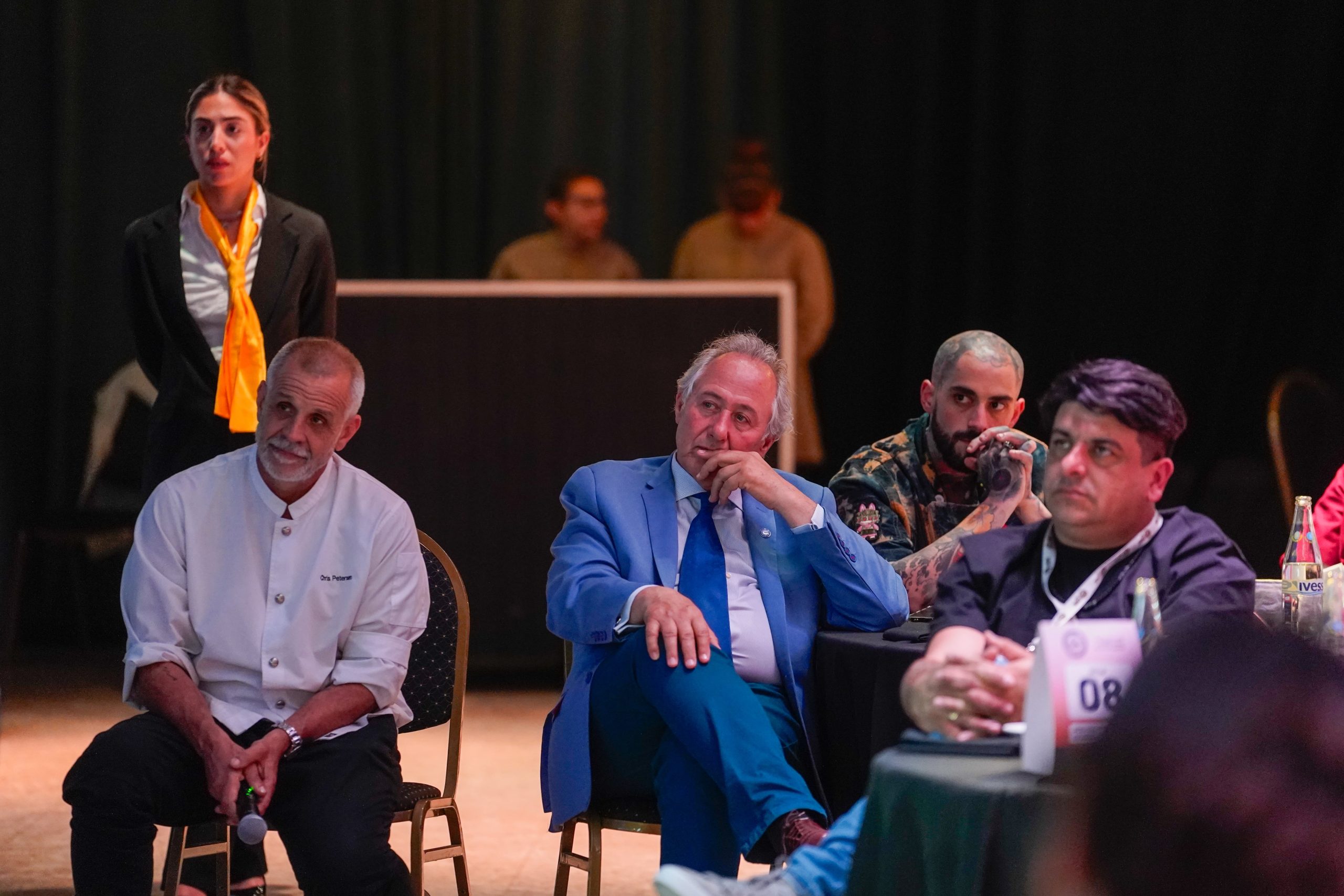 El reconocido chef, Christian Petersen, junto a Luis Osvaldo Barcos