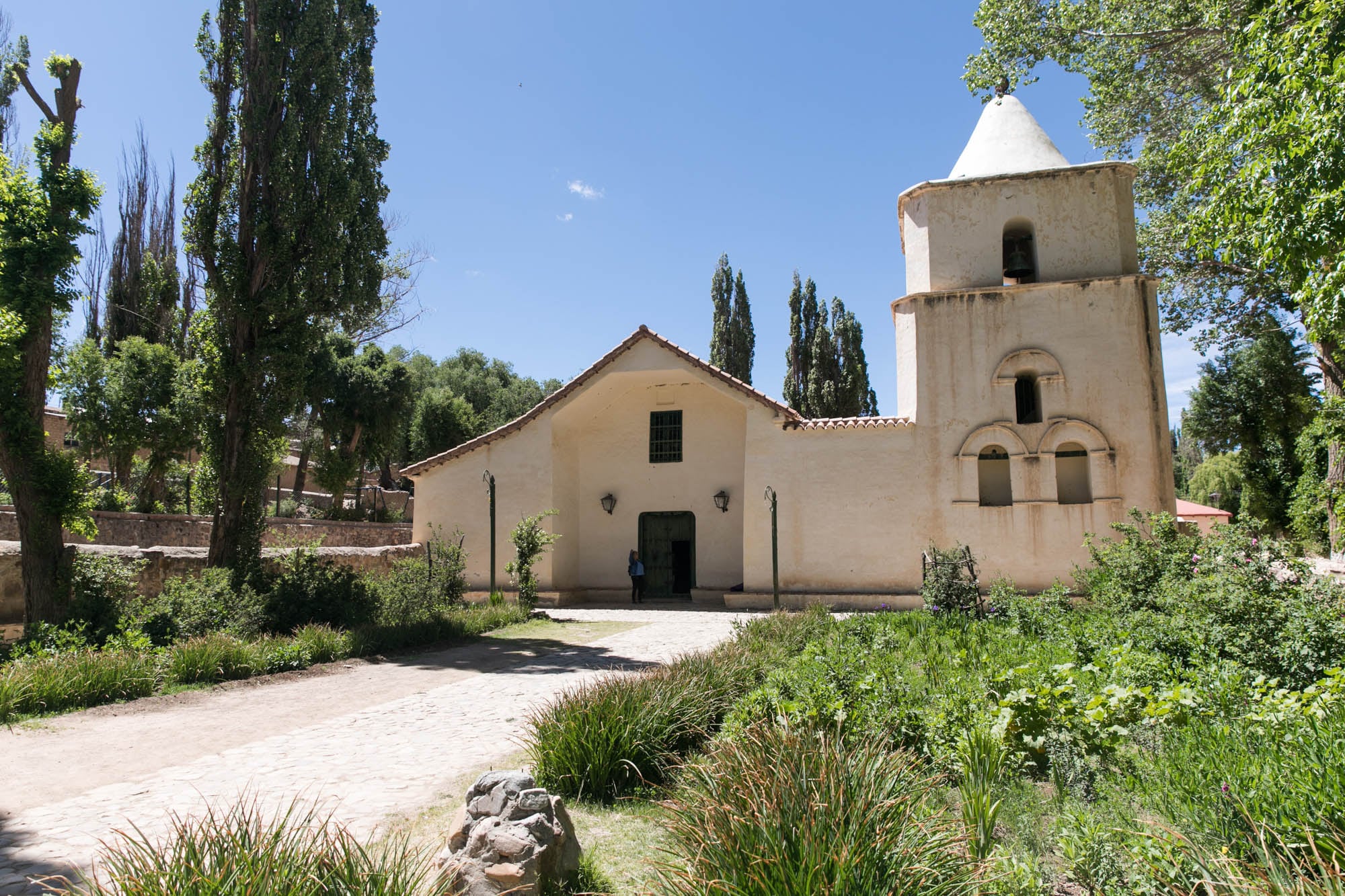 Fue concebida como la capilla de los marqueses en 1892. Se conserva en su estado original (solo fue restaurado el techo: actualmente es de tejas españolas; antes, barro y troncos) y es Monumento Histórico Nacional