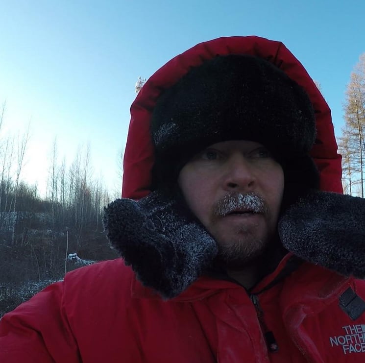 El viajero se encuentra en la última parte de su inmenso recorrido (Foto: @busby3000)