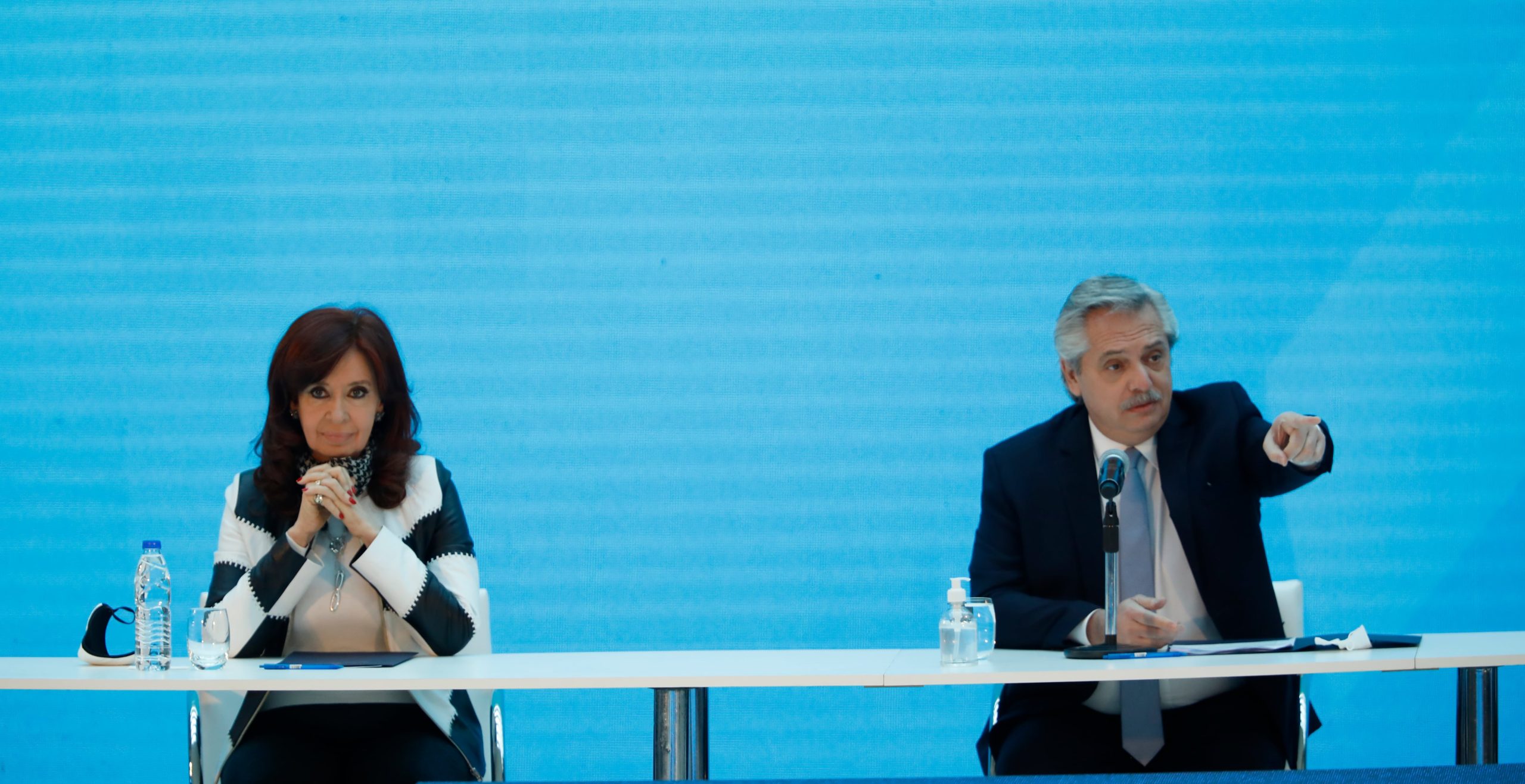 Alberto Fernandez presento el resultado del acuerdo con los bonistas, en un acto junto a Cristina Kirchner