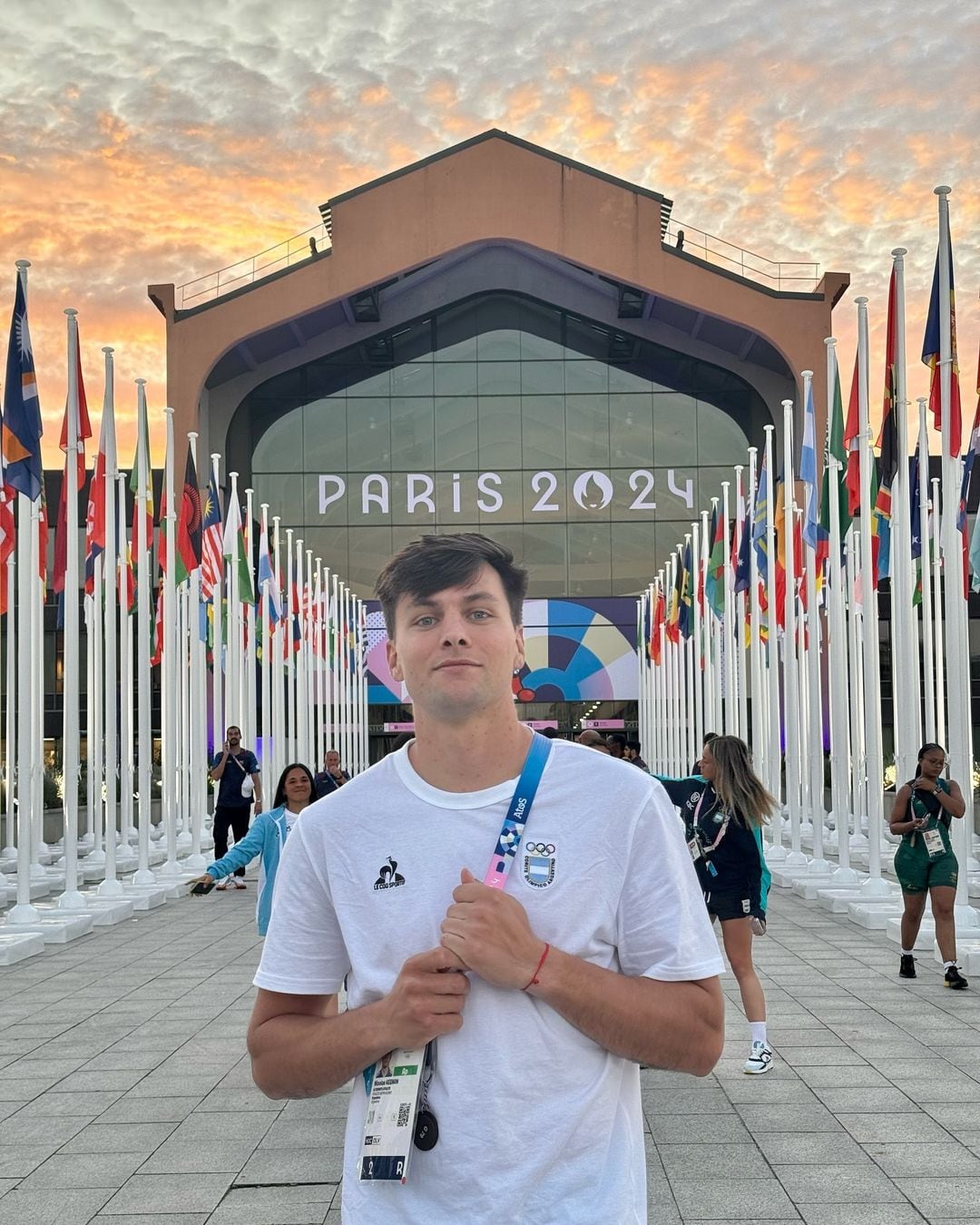 Nicolás Keenan jugó con Los Leones en los Juegos Olímpicos París 2024 (Foto: Instagram @nicokeenan)
