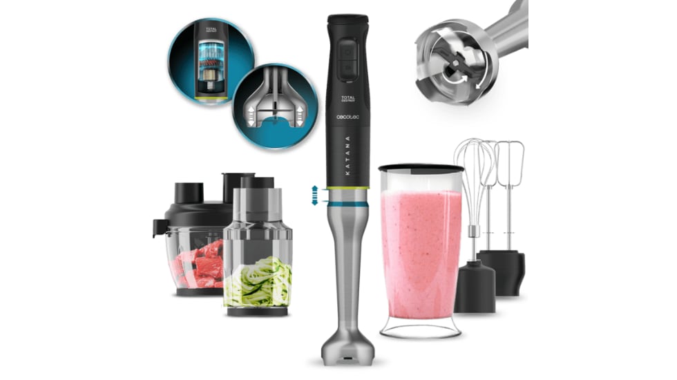 Vista de la batidora de mano con descuento en Cecotec.