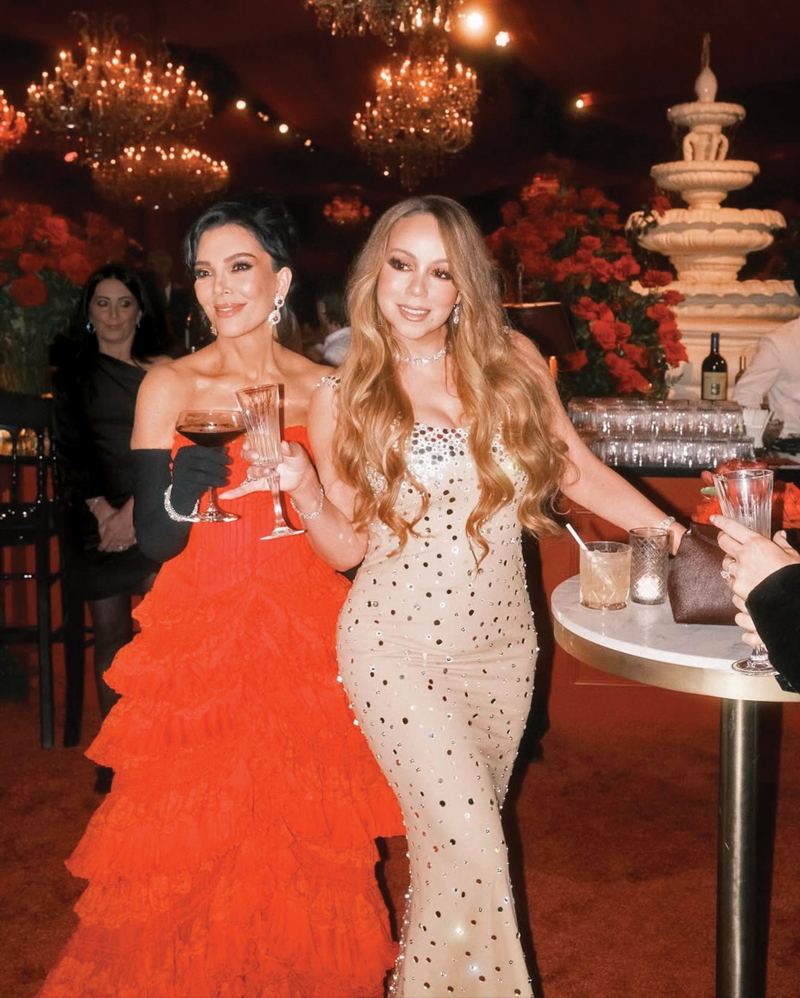 Kris brinda con Mariah Carey