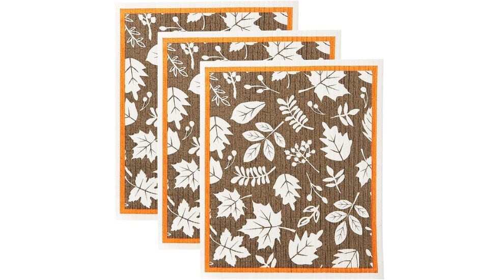 Juego de 3 paños suecos estampados.