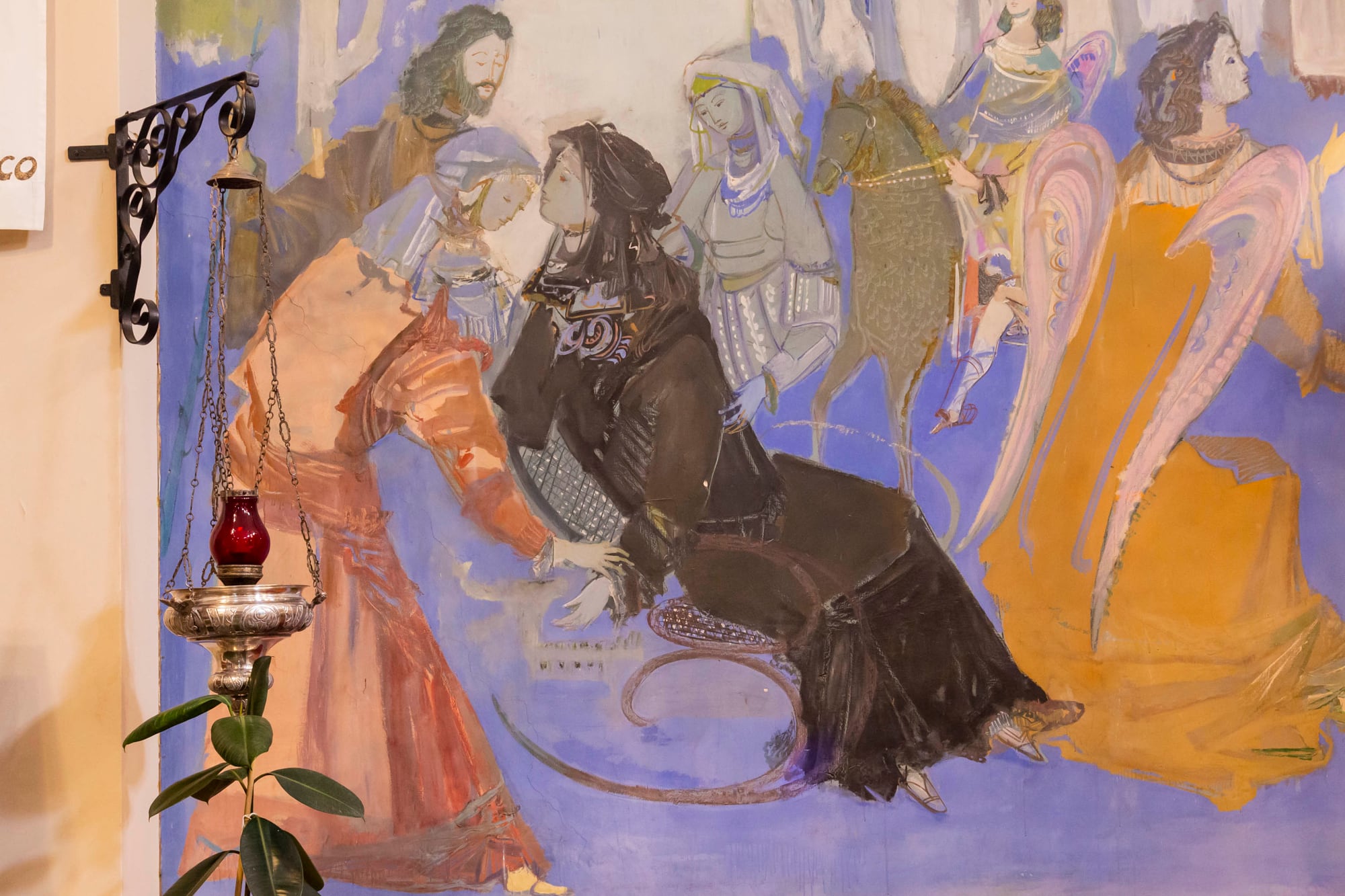 Los frescos suman más de 60, repartidos en unos 250 m2