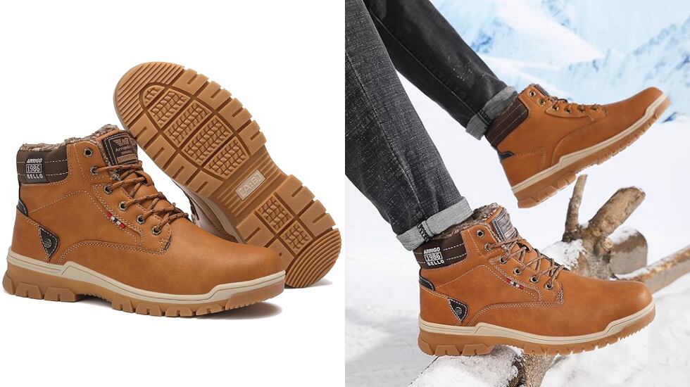 Botas de senderismo de estilo clásico para hombre.