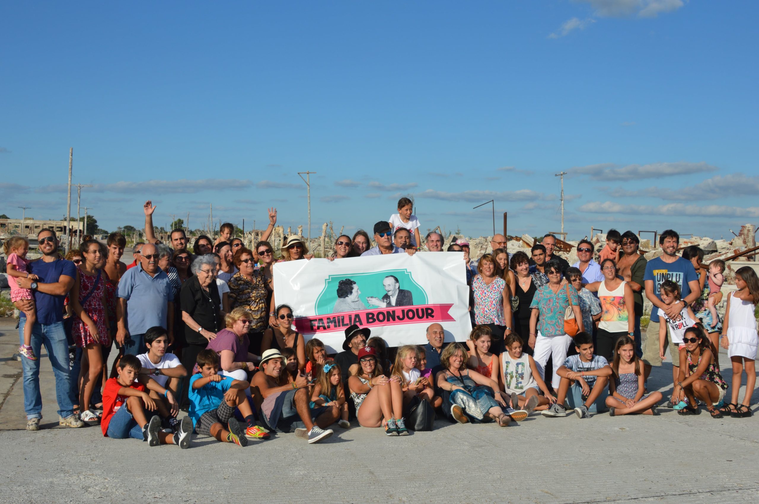 La familia Bonjour décadas después del desastre (Foto: Patricia Bonjour)