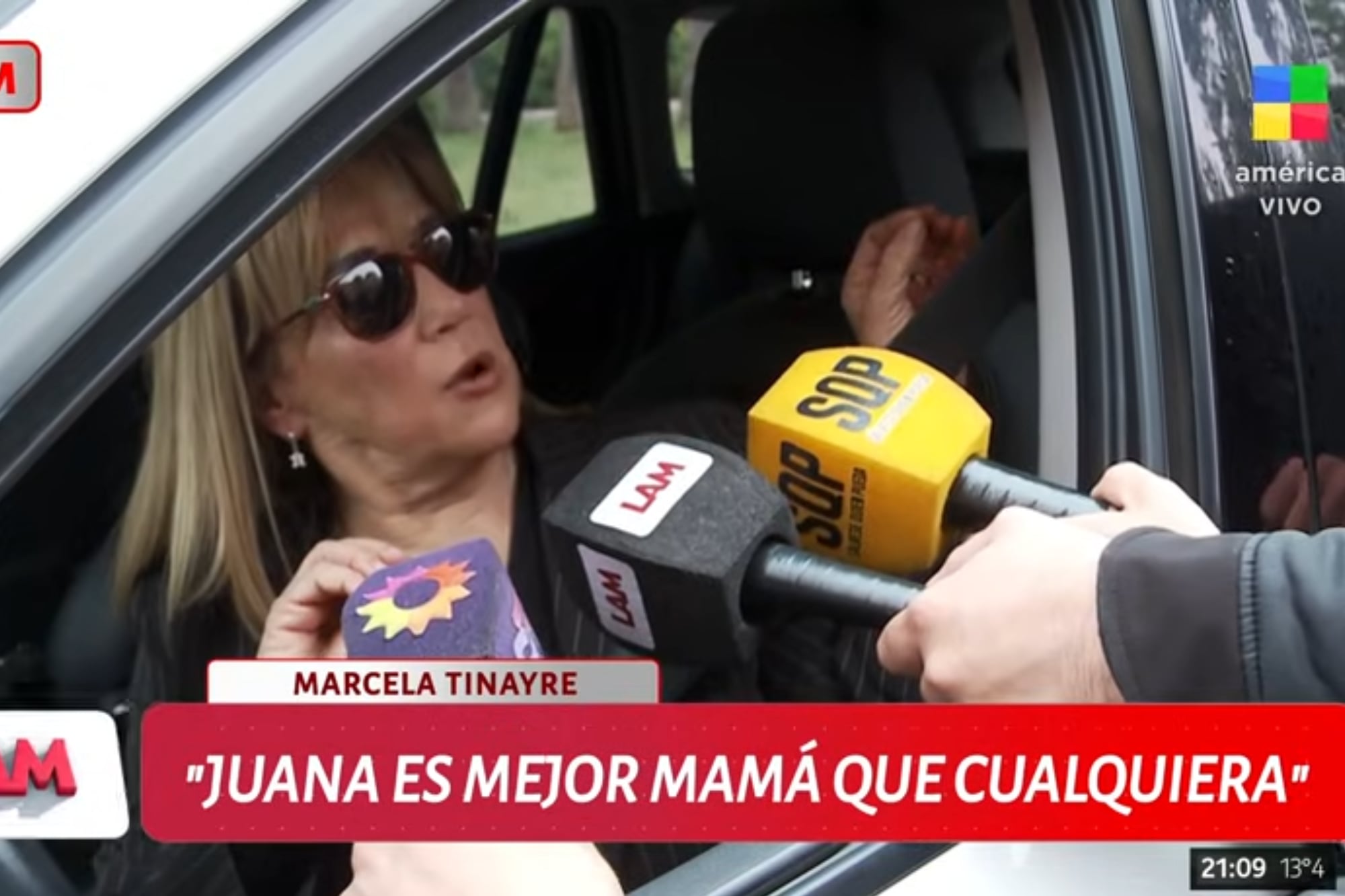 Marcela Tinayre negó estar distanciada de Juana Viale (Foto: Captura / América TV)