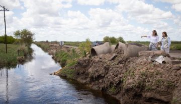 Inundaciones en PBA: el Gobierno nacional instaló un centro de emergencia en una de las zonas más afectadas