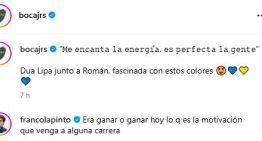 Franco Colapinto le dejó un mensaje a Dua Lipa por su visita a la Bombonera en el Superclásico: “Que venga”