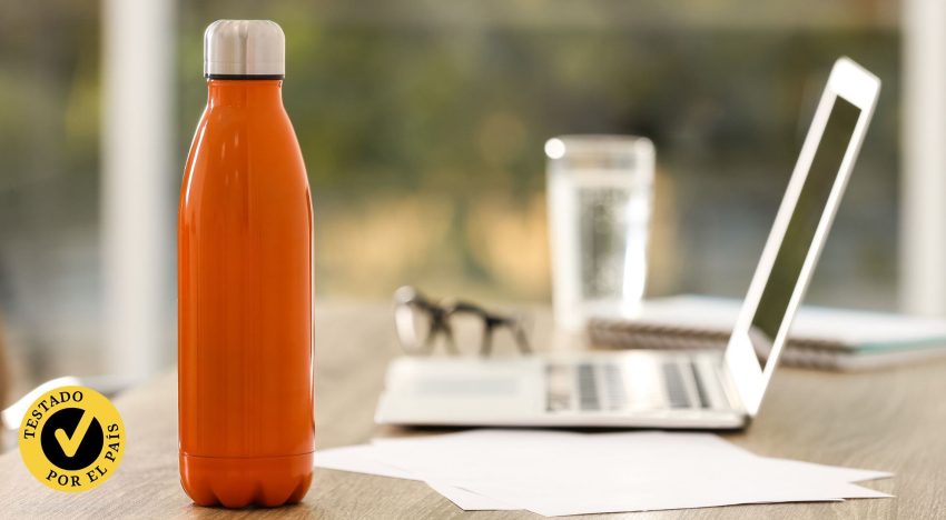Reutilizable y muy económica: esta es la botella térmica de acero inoxidable que utilizo todos los días en la oficina