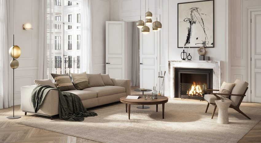 La alfombra más segura para colocar cerca de la chimenea: es ignífuga, resistente y fácil de limpiar
