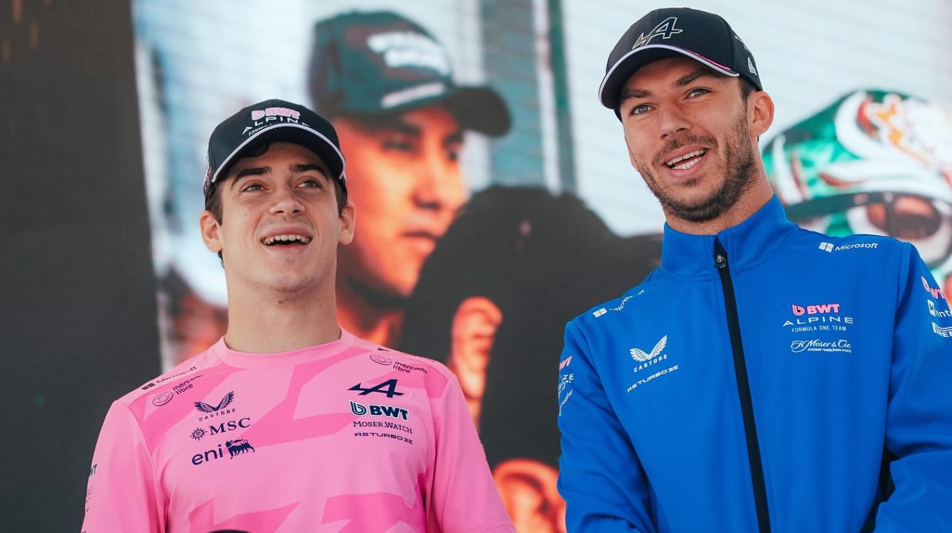 El piloto argentino confirmó su continuidad en Alpine (Foto: IG/@alpinef1team)