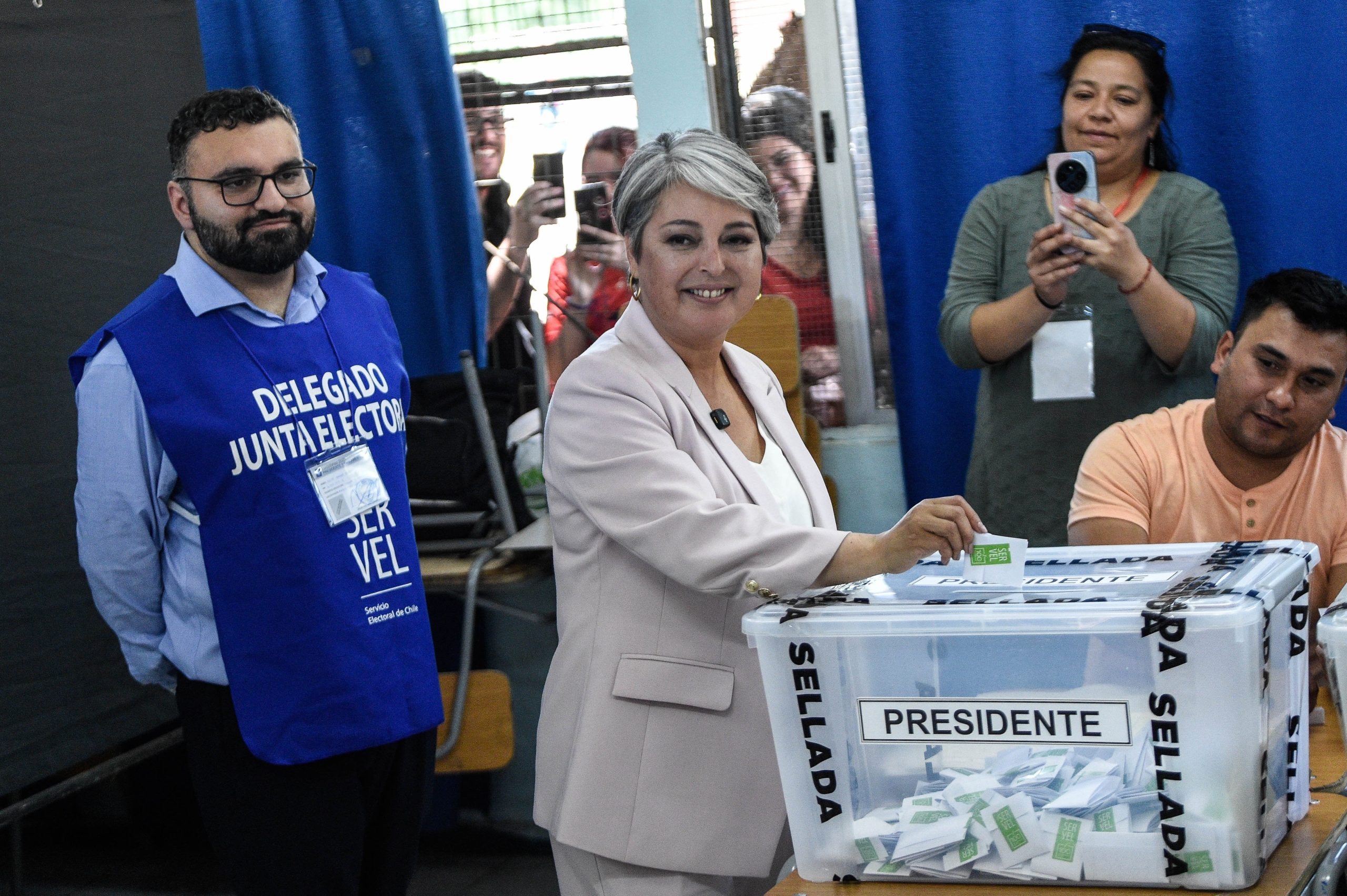 La candidata a la Presidencia chilena, abanderada de la izquierda y el oficialismo, Jeannette Jara