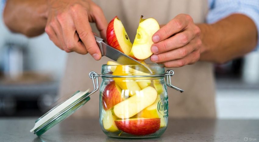 Las manzanas se mantendrán firmes y frescas por hasta 20 días si las guardás de esta manera en la cocina