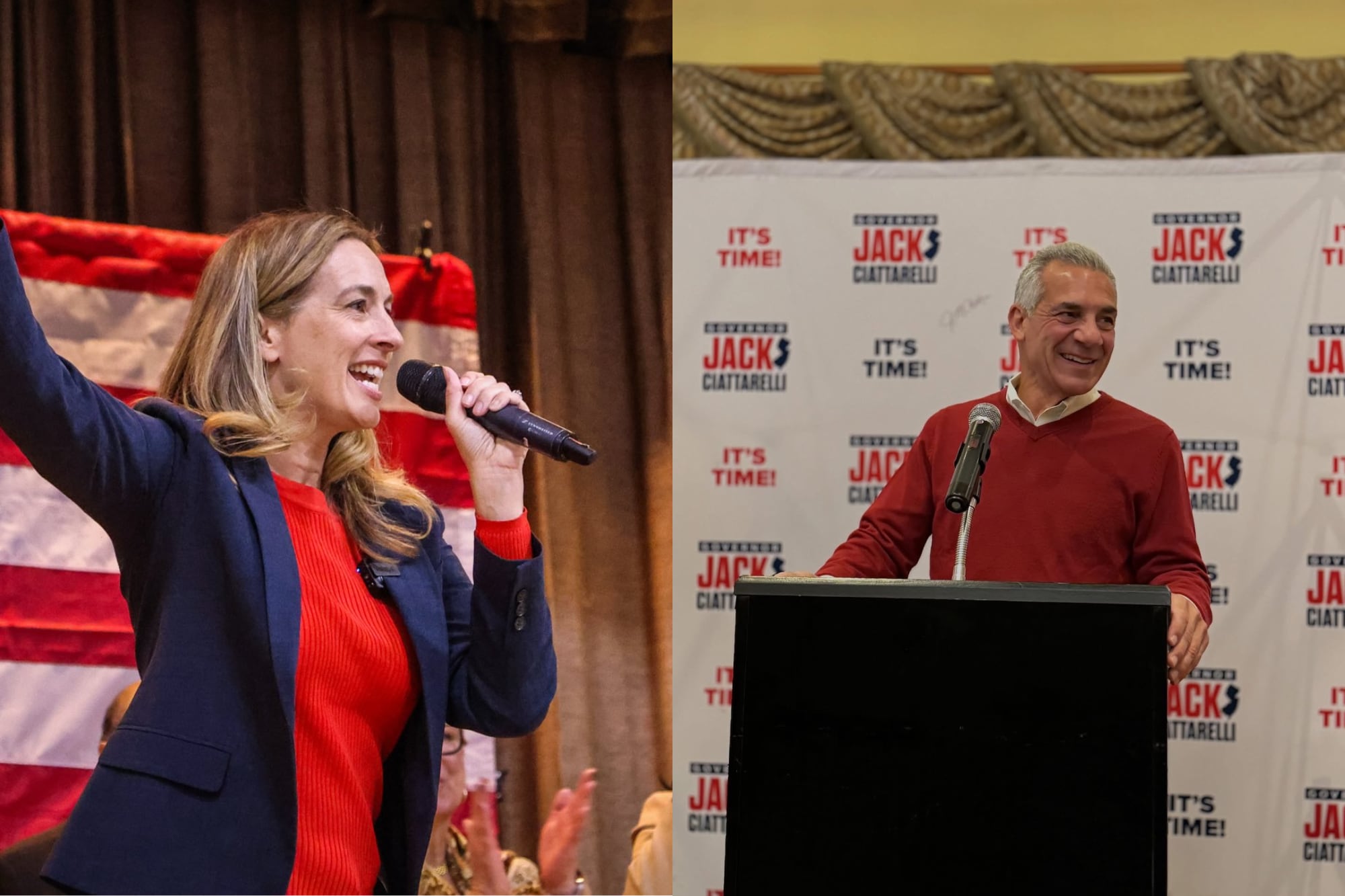 Los últimos sondeos muestran a la demócrata Mikie Sherrill sobre el republicano Jack Ciattarelli en las  preferencias por la gobernación de Nueva Jersey