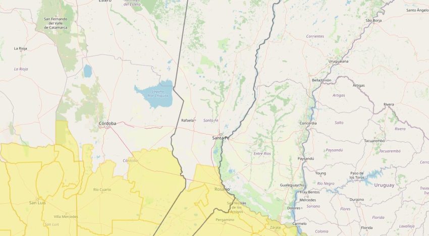 Hay alerta amarilla por tormentas para este martes 4 de noviembre en Santa Fe: las zonas afectadas