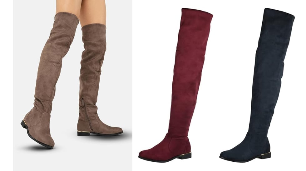 Botas altas por encima de la rodilla.