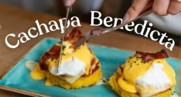 Es venezolana y reformuló la receta de Eggs Benedict con ingredientes típicos: así es la “Cachapa Benedicta”