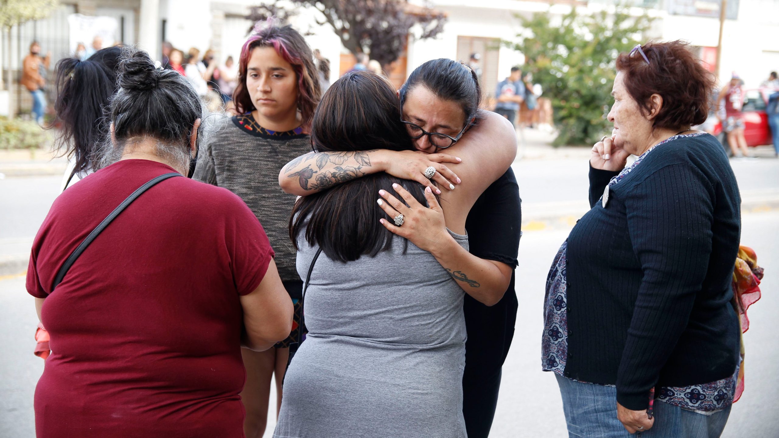 Los restos de Luciano Olivera fueron velados este sábado. (Foto: Télam).