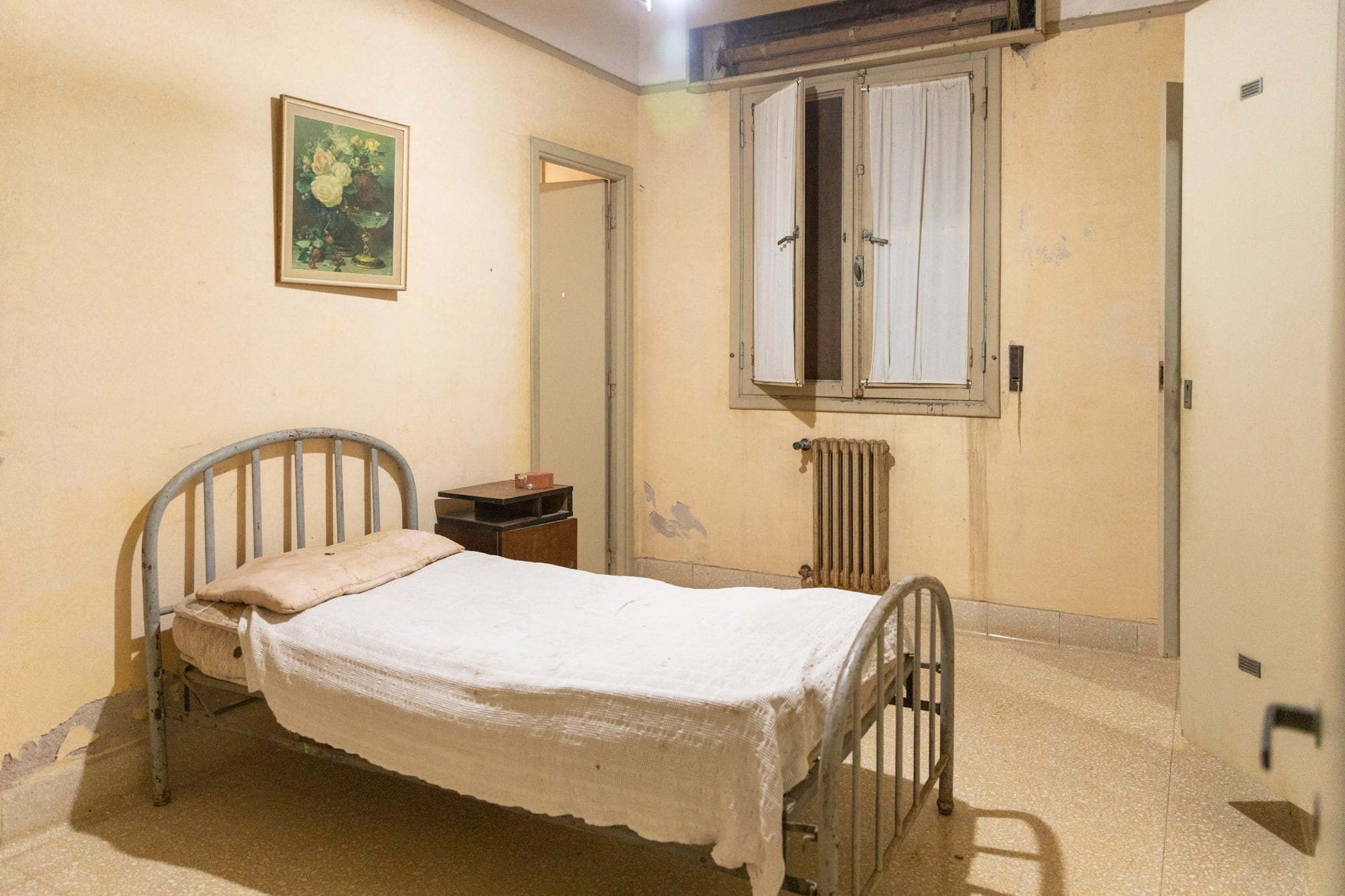 Los cuartos con camas de hierro