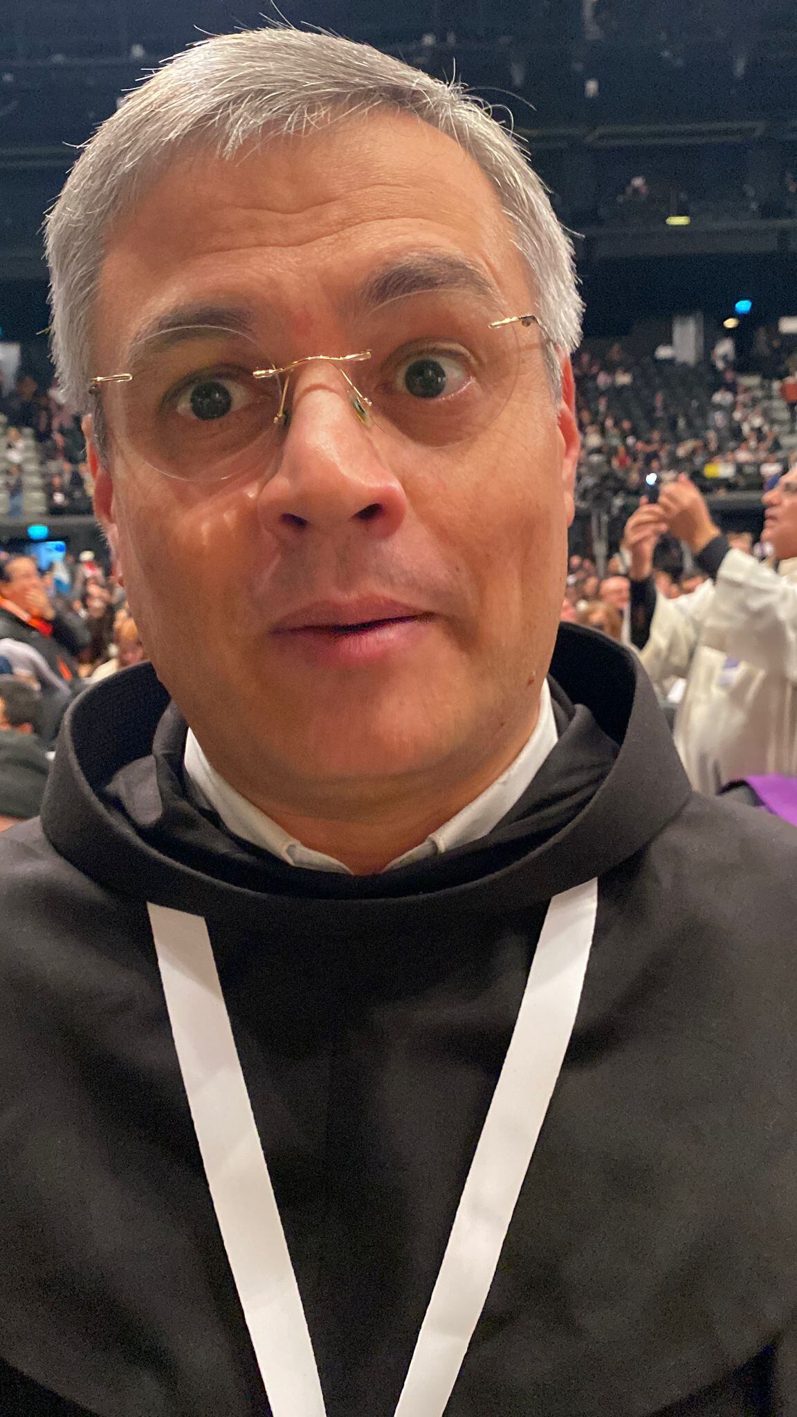 El fraile franciscano argentino Adrián Loza (Foto: Elisabetta Piqué)