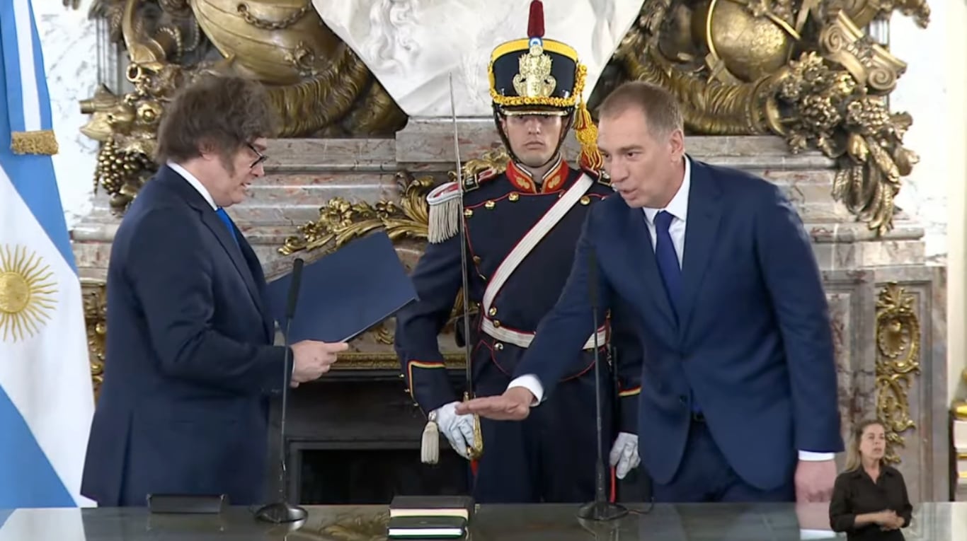 El Gobierno define los últimos detalles de la estructura del Ministerio del Interior, a cargo de Diego Santilli. (Foto: captura de video)