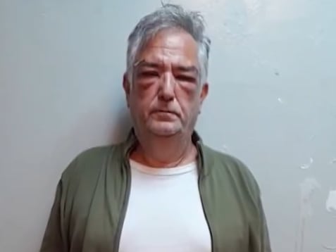Miguel Calvete, en el momento de su detención