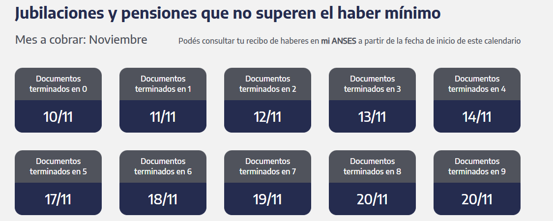 Cuándo cobran los jubilados y pensionados en noviembre 2025 (Foto: ANSES)