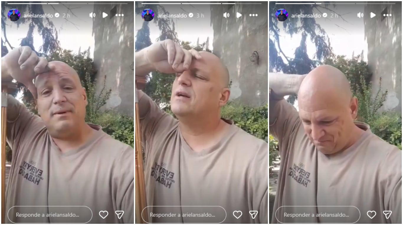 Ariel Ansaldo contó a sus seguidores cómo se siente tras el robo que sufrió. (Foto: Instagram / arielansaldo)