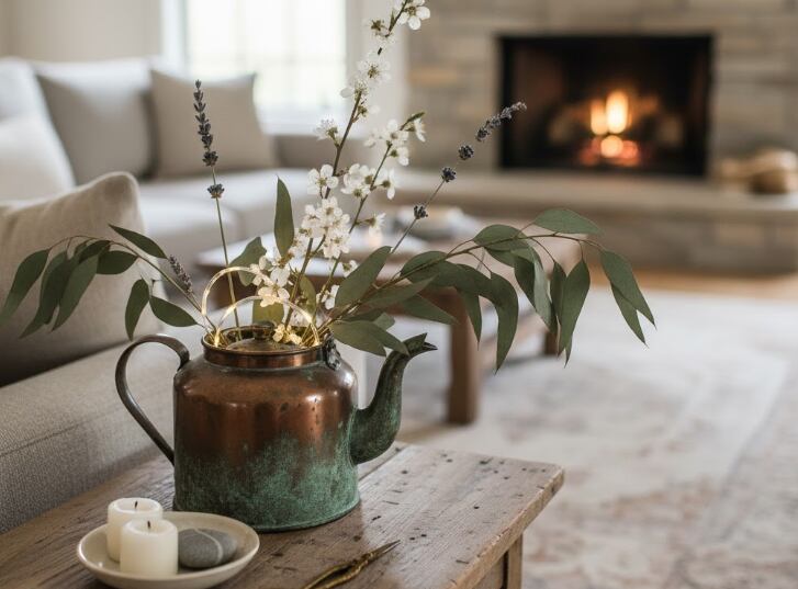 En un living quedan con un estilo rústico y llaman la atención. (Imagen ilustrativa IA Gemini)