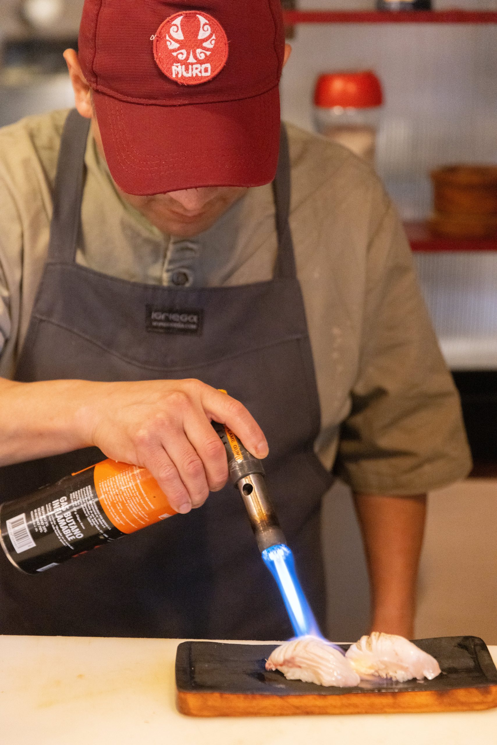 Las piezas se preparan en el momento y a la vista de los comensales