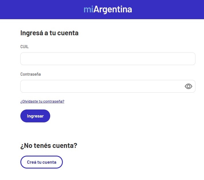 El sistema te arrojará si te corresponde cobrar o no (Foto: Mi Argentina).