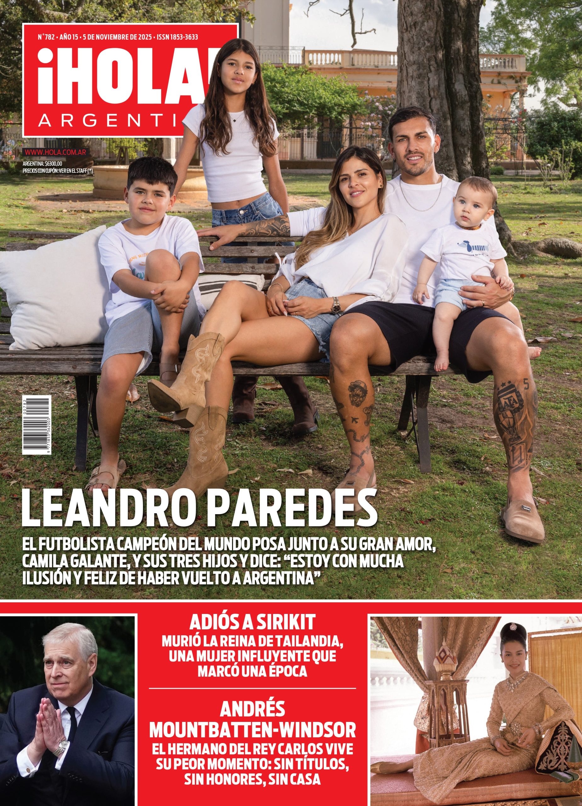 La tapa de revista ¡Hola! de esta semana.