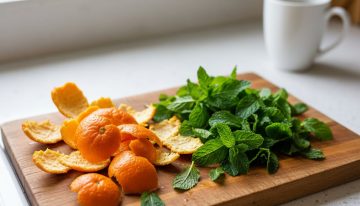 Hervir cáscaras de mandarina con menta en casa: por qué recomiendan hacerlo y para qué sirve