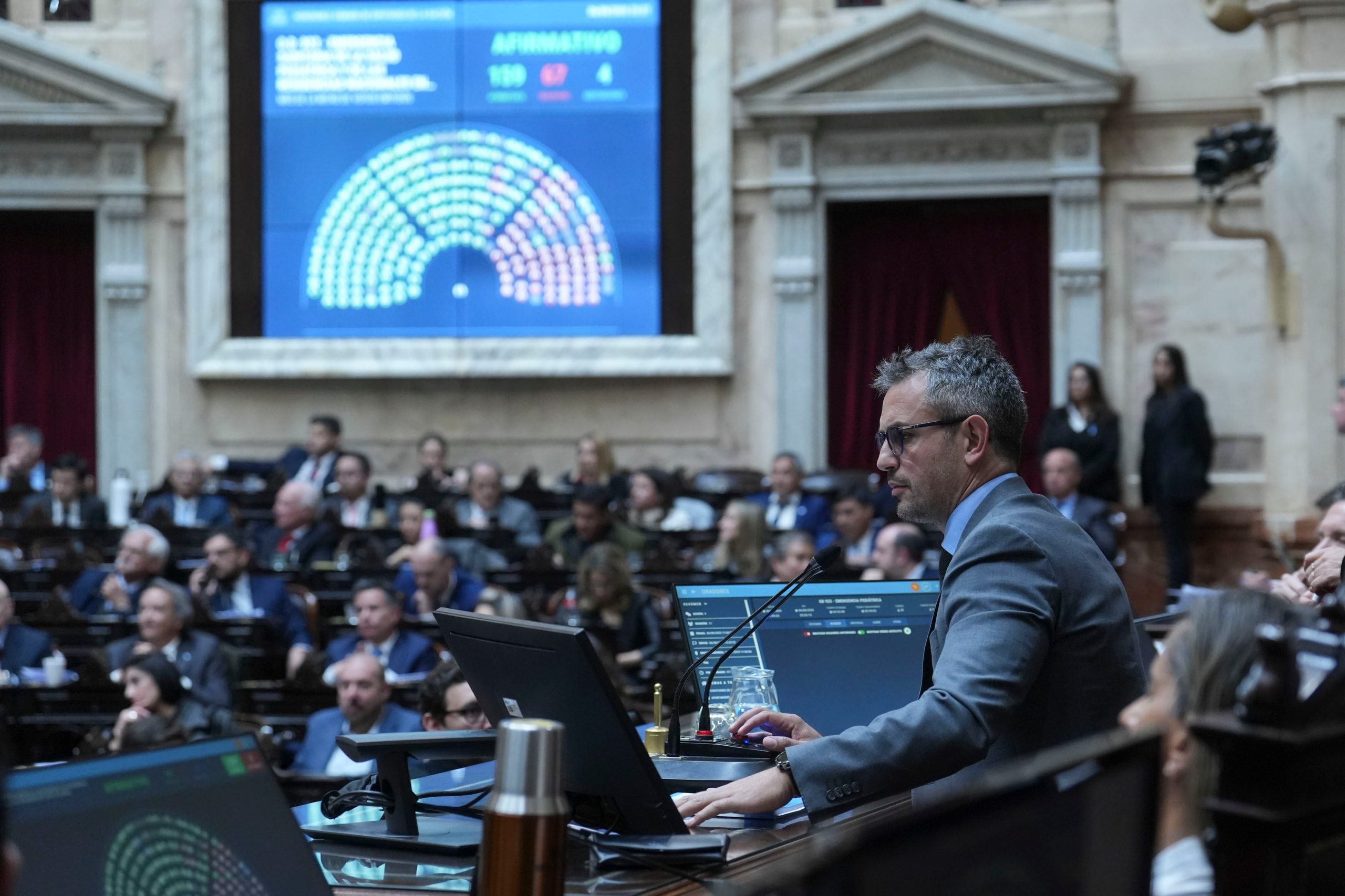 El Gobierno apuesta a tratar el Presupuesto en sesiones extraordinarias. (Foto: Cámara de Diputados)