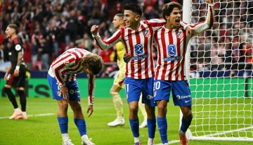Atlético de Madrid, de menor a mayor, venció a Sevilla con goles de Julián Álvarez y Thiago Almada