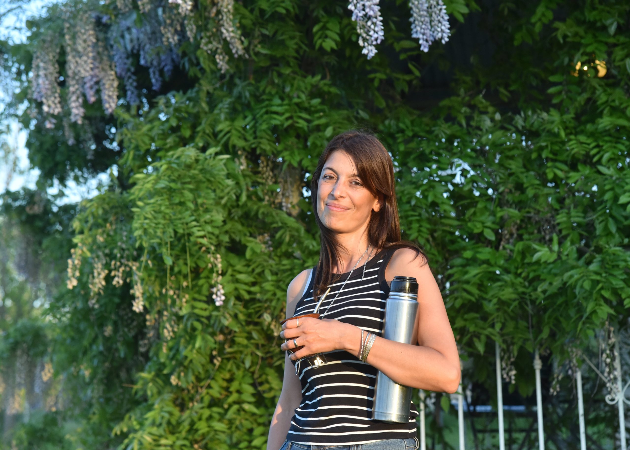 Romina Pistolesi, responsable de la gestión y el marketing de Pampas del Sur