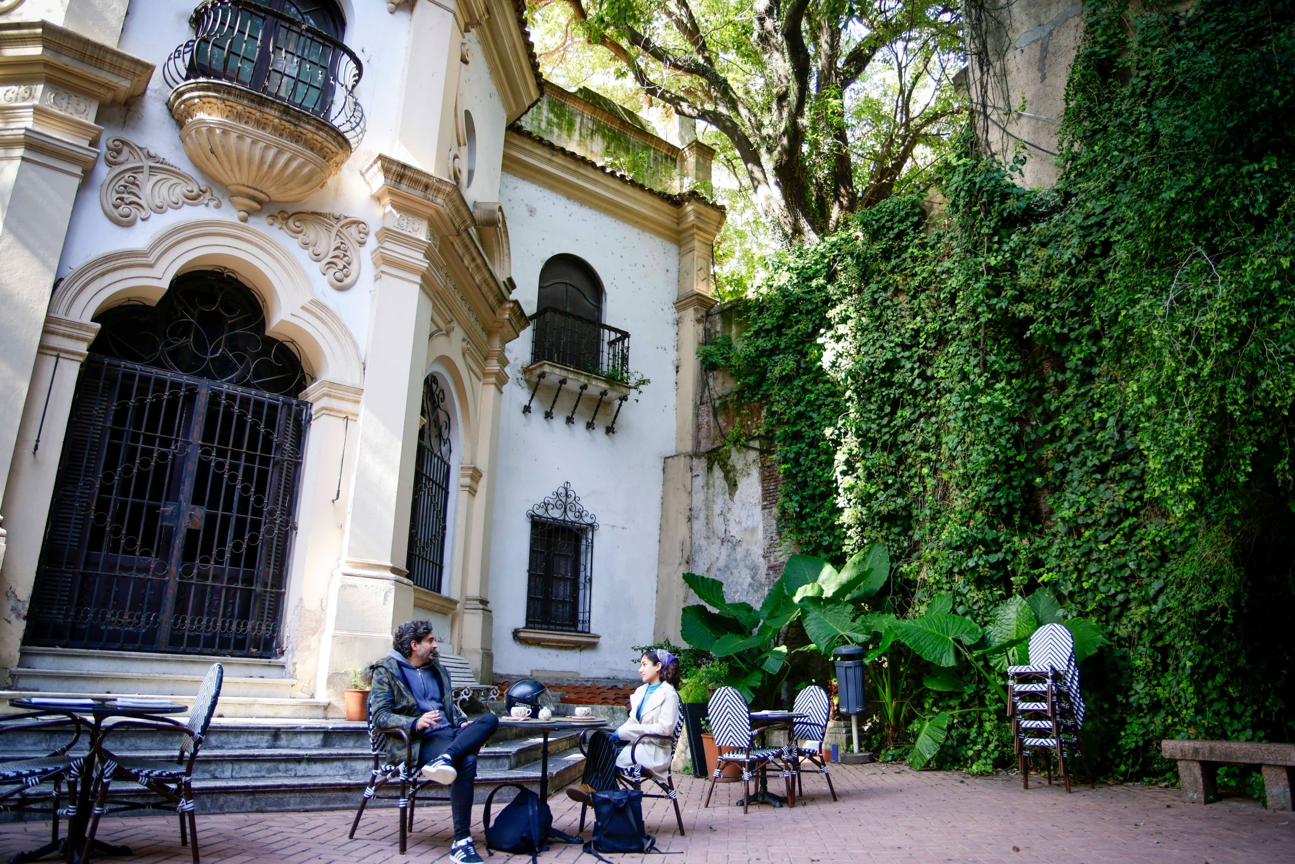 El restaurante Los Jardines de las Barquin, en el Museo Fernandez Blanco