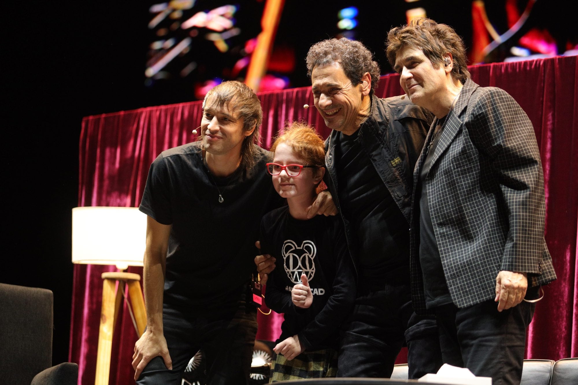 Divididos y su joven fan